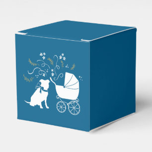 Ballotins Baby shower français de Bulldog Frenchie Blue