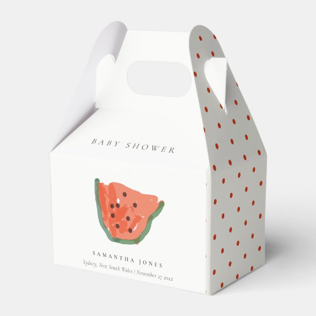 Ballotins Baby shower Fruit Fruit Fruit Fruit Fruit Fabriqué (Verso)