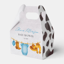 Baby Shower Garçon Petit Cowboy Rustique