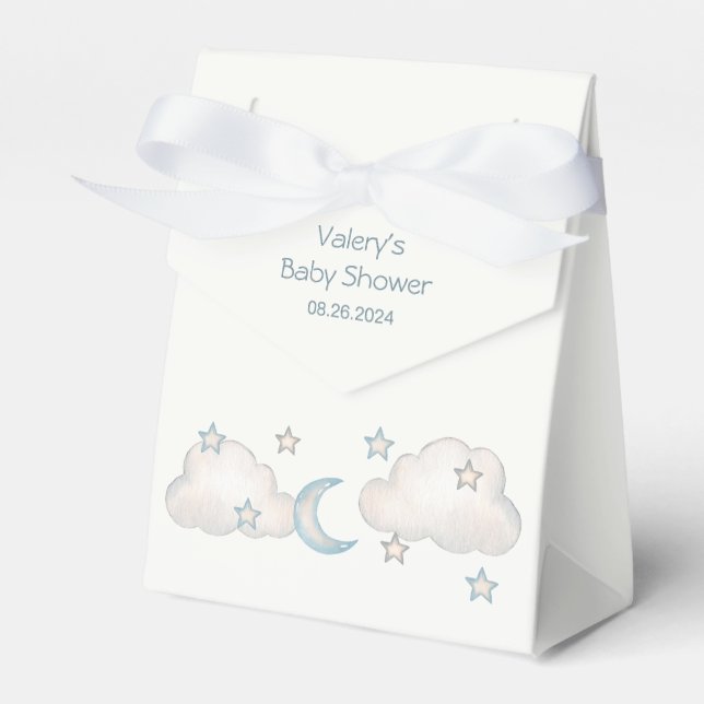 Ballotins Baby shower Garçon Turquoise Mint (Verso)