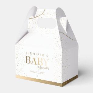 Ballotins Baby shower Gold Sparkle