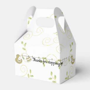 Ballotins Baby shower Golden Birds Gable Ballotin