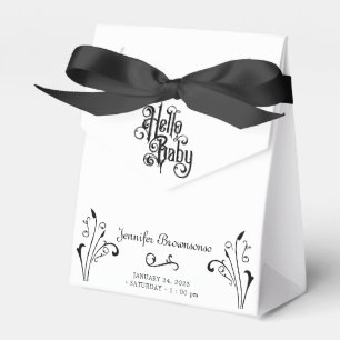 Ballotins Baby shower gothique