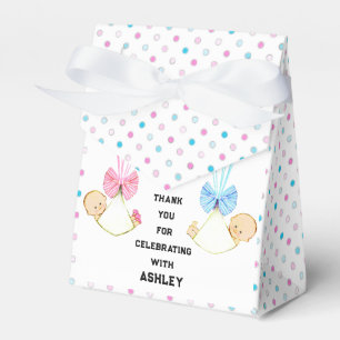 Ballotins Baby shower jumeaux