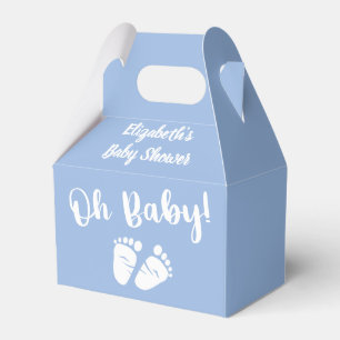 Ballotins Baby shower Merci bleu