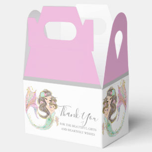 BALLOTINS BABY SHOWER MERMAIDS SOUS LA ROBE MARINE