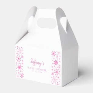 Ballotins Baby shower mignon Pink Winter Wonderland