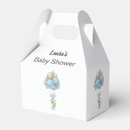 Ballotins Baby shower minimaliste Bleu Bleu Garçon