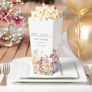 Ballotins Baby shower moderne et Fleur sauvage