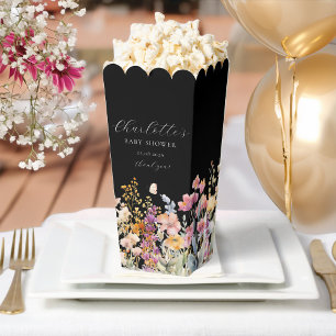 Ballotins Baby shower moderne et Fleur sauvage