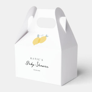 Ballotins Baby shower moderne simple Pastel Citrus Lemons