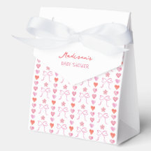 Baby shower Motif des vaches et des coeurs