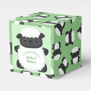 Ballotins Baby shower mouton vert