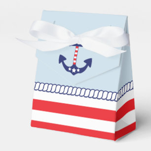 Ballotins Baby shower nautique Merci Ancre patriotique