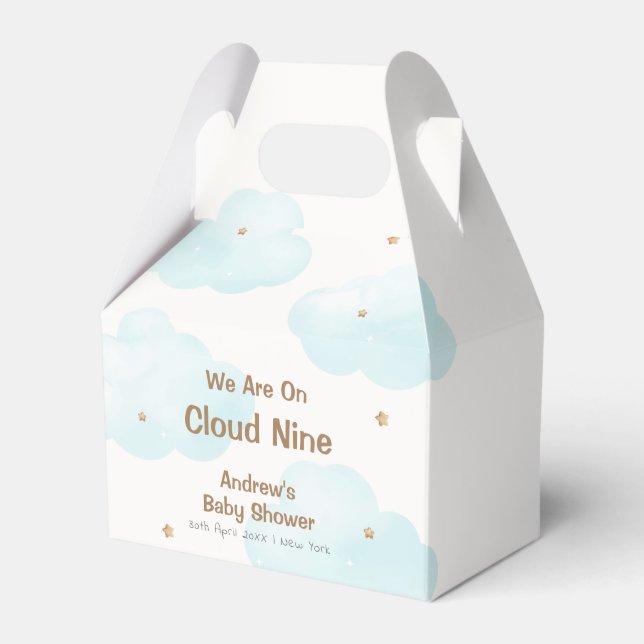 Ballotins Baby shower Neutre Étoiles Neuf Étoiles Neuf Étoil (Verso)