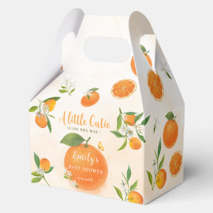 Ballotins Baby shower orange doux aux agrumes