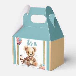 Ballotins Baby shower Ours Bleu Boho