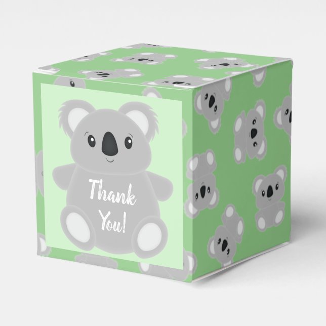 Ballotins Baby shower Ours de Koala (Verso)