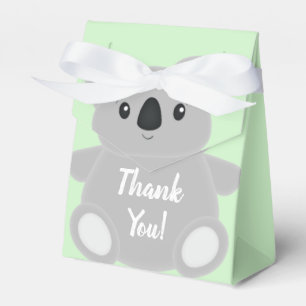 Ballotins Baby shower Ours Koala Vert