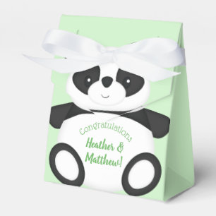 Ballotins Baby shower Ours Panda Vert