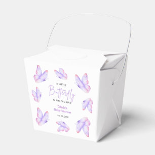 Ballotins Baby Shower Papillon Rose Violet Un Petit