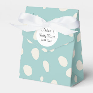 Ballotins Baby shower Pois Green-Mint & White