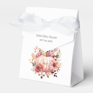 Ballotins Baby shower rose Citrouille