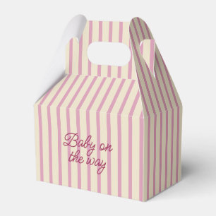 Ballotins Baby shower rose coupé