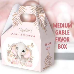 Ballotins Baby shower rose de la chatte Moyenne Gable