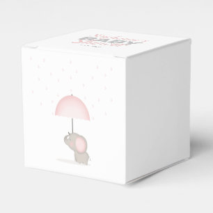 Ballotins Baby shower rose éléphant bébé