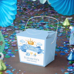 Ballotins Baby shower sur le thème du Prince au lavis