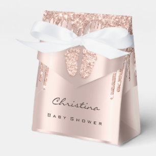 Ballotins Baby shower Sweet Driets Rose Parties scintillant 