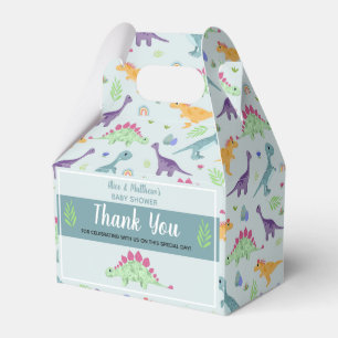 Ballotins Baby shower T-Rex Bleu Cute Boys