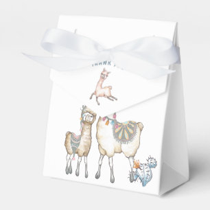 Ballotins Baby Shower thème aquarelle lama