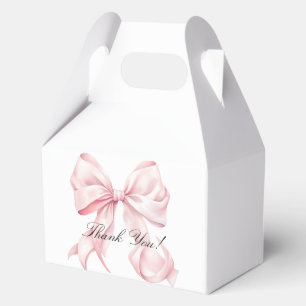 Ballotins Baby Shower Thème Ruban Rose Coquette