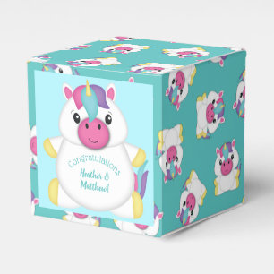 Ballotins Baby shower Unicorn Turquoise
