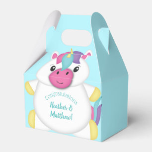 Ballotins Baby shower Unicorn Turquoise
