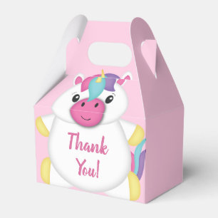 Ballotins Baby shower Unicorne rose