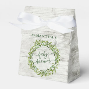Ballotins Baby shower verdoyant branché Laurel Wreath