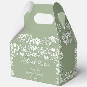 Ballotins Baby shower vert Cielito Lindo Sage