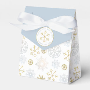 Ballotins Baby shower Winter Wonderland Snowflake Ballotin
