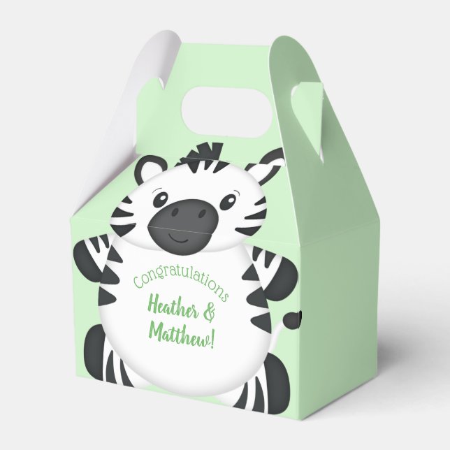 Ballotins Baby shower Zebra (Verso)