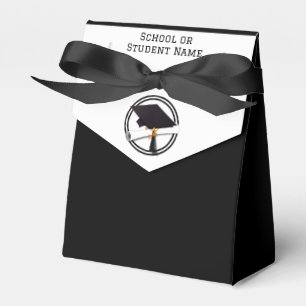 Ballotins Bague noire sur la Grad Casquette Grad Graduation
