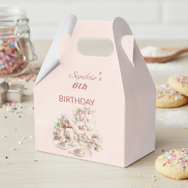 Ballotins Baking Party Girls Birthday soft pastel cupcakes