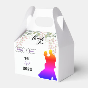 Ballotins Balises cadeaux mariage violet