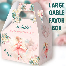 Ballotins Ballerina Blonde Rose Floral Girl Anniversaire Gra