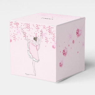 Ballotins Ballerina danseur parties scintillant rose coeurs