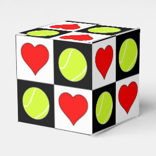 Ballotins Balles de tennis et boîte-cadeau du joueur de