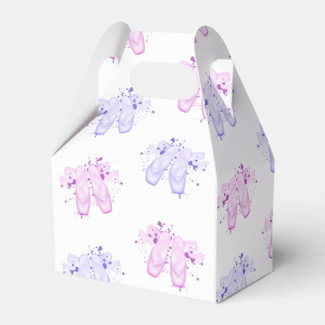 Ballotins Ballet rose et violet Anniversaire Pointe Chaussur (Verso)