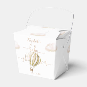 Ballotins Ballons à air chaud doux Baby shower neutre genre